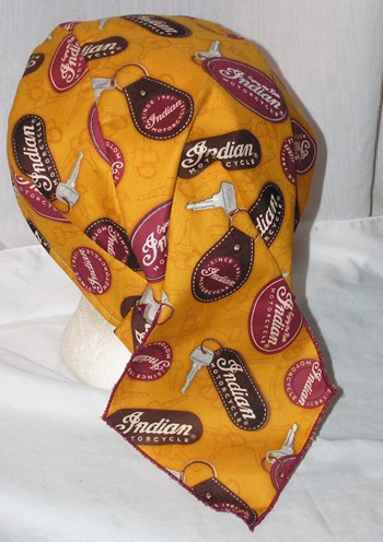 Indian Bike Gold Key Du-rag