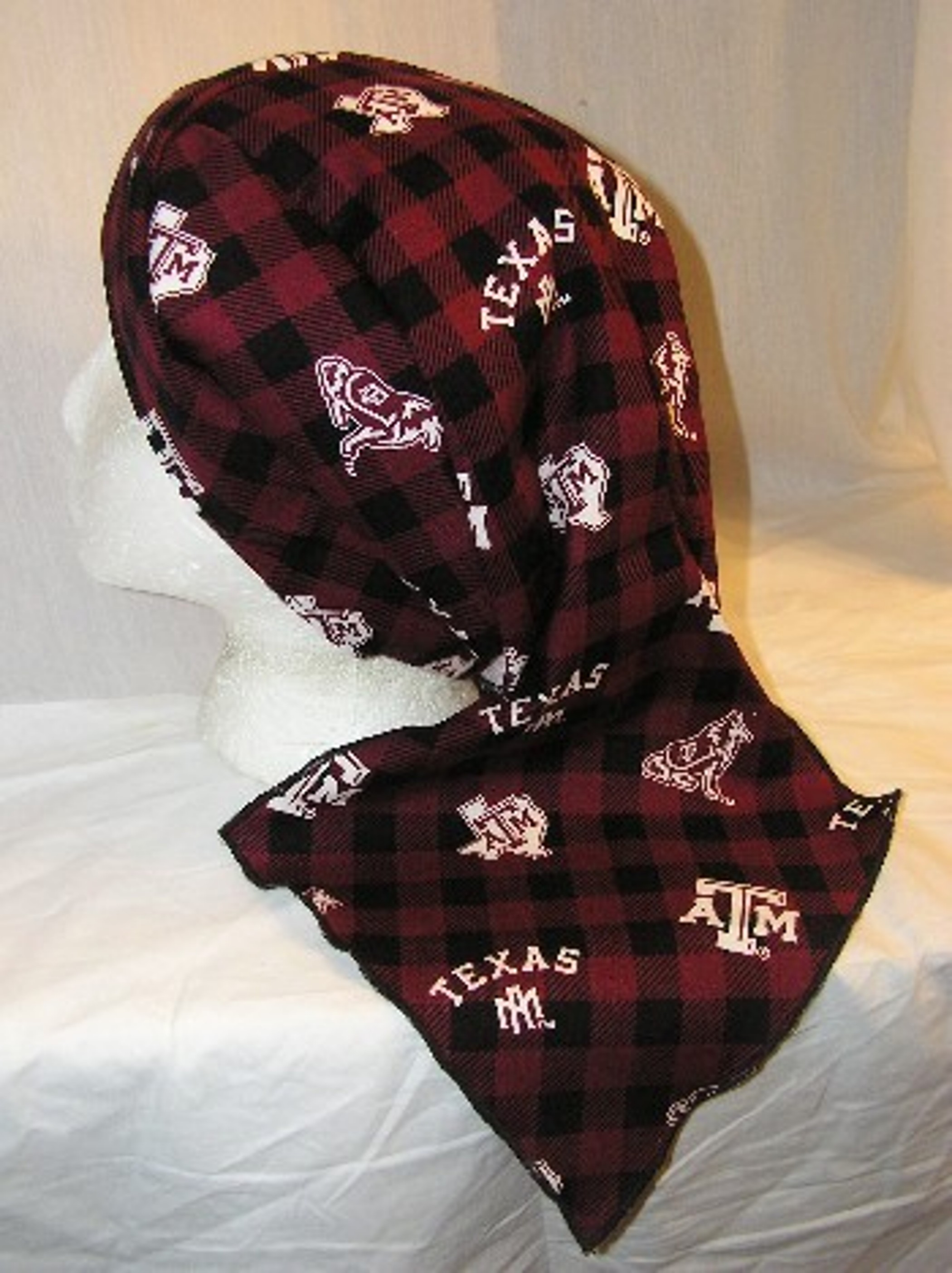 Texas A & M Plaid Du-rag