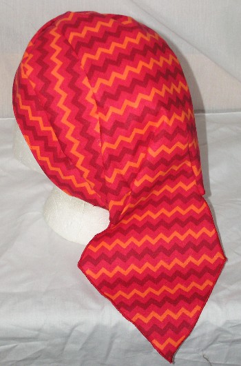 Red Zigzags Du-rag