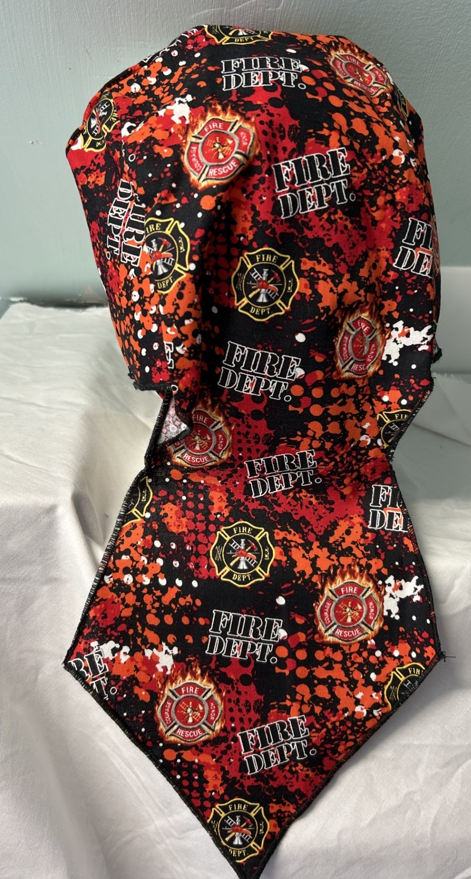 Fireman Logo Camo Du-rag