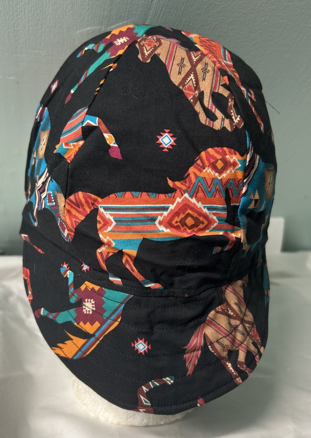 Blk Colorful Ponies Welder