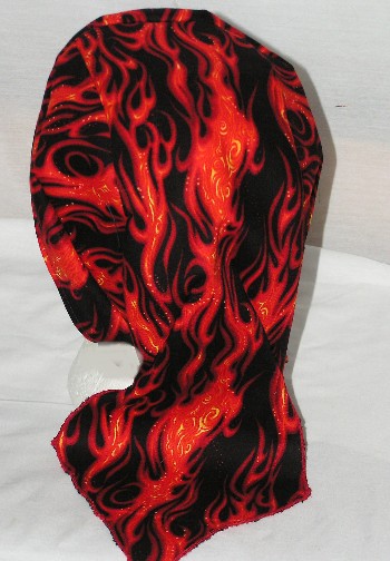 Red Hot Flames Du-rag
