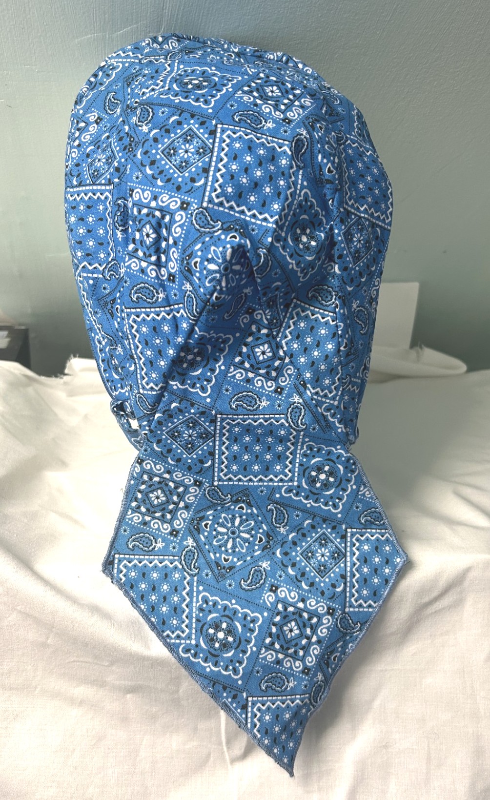 Paisley Blue Du-rag