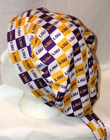 LSU Tiles Bouffant Cap