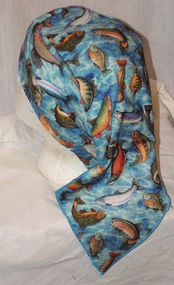 Blue Fish Du-rag